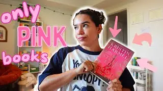 reading only pink books for a week... 🌸💖🐷👛💗 | reading vlog 