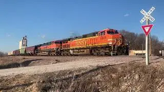Epic BNSF Action! Fakebonnet, Dash 9 Leader, Heritage 1, ACe, Mac, and More!