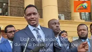 WAJIR SPEAKER AND 30 MCAs DEMAND  ABDUCTED DELLA-WARD MCA TO BE PRODUCED.
