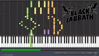 Black Sabbath - Wizard - Piano  tutorial