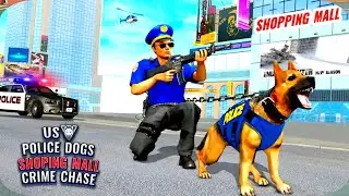 Us police Dog shoping mall crime chase - walkthrough Game Play