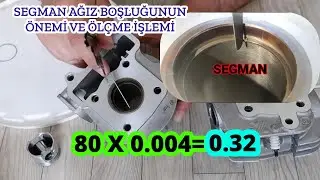 Segman Ağız Boşluğu Hesaplaması Nasıl Yapılır?  Silindir çapı X 0.004 ve Ölçme İşlemi #keşfet
