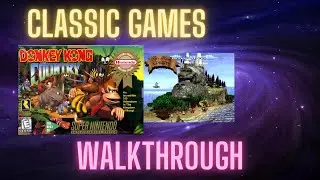 Classic Games Donkey Kong Country Walkthrough- no commentary monkey mines