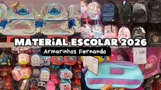 MATERIAL ESCOLAR 2026 | MOCHILAS, LANCHEIRAS E ESTOJOS