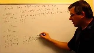 Conics: Graphing and Analyzing The Ellipse: Ex 4