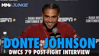 Donte Johnson 'can make 185 for sure' for UFC debut, but says welterweight possible | DWCS 79