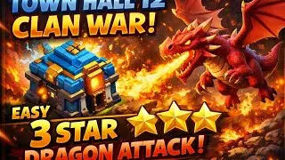 This TH12 Dragon Attack NEVER FAILS 😱 Easy 3 Star!