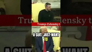 📢 Reporter Sparks Heated Showdown Between Trump & Zelensky Over Suit Controversy 👔🔥
