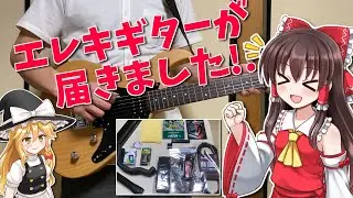 【ギター初心者#1】エレキギターが届きました【ゆっくり動画】
