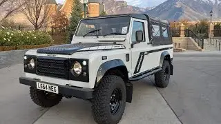 1993 Land Rover Defender Pickup Walkaround Review!!