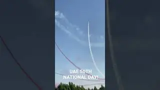 UAE 50TH NATIONAL DAY/PLANES FLY OVER AT EXPO 2020