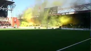 AIK-tifot på Borås Arena (Elfsborg-AIK 2-2)