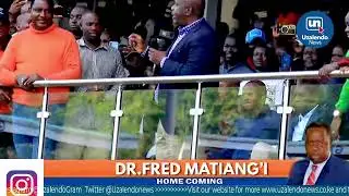 Fred Matiang'i's Speech in Kisii During His Homecoming Tour At Kisii Town-FULL SPEECH
