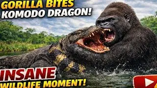Dark Jungle Showdown 😱  Giant Gorilla vs Giant Magar  Ultimate Beast Fight