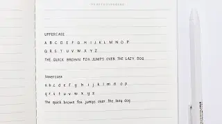 My Handwriting | Print Handwriting (UPPERCASE and lowercase letters) | Neat and Clean Handwriting