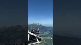 Stanserhorn🇨🇭- the coolest cable car ever! 🚠 ☀️🥾⛰️