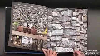 A62-19 Inspiration Design Interior Decoration Realistic Effect 3D Stone PVC Wallpaper