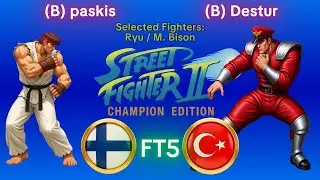paskis VS. Destur - Street Fighter II' CE - FT5 - 16:46 - Online Match Replays