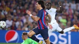 S.mane brilliant😲 goal vs Barcelona [peter drury commentatory] #shorts
