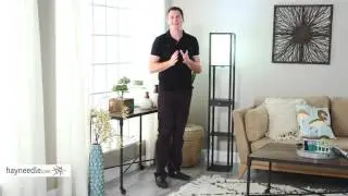 Adesso Parker 3133 Shelf Lamp with Drawer - Black - Product Review Video