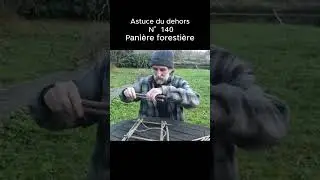Pani&egrave;re foresti&egrave;re : Astuce du dehors n&deg;140 #panier #animationnature #diy #bricolage #noisetier