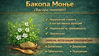 Бакопа Монье Bacopa monnieri