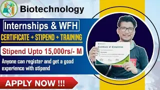 Biotechnology internship 2022 | summer internship 2022 | biotech jobs | biotechnology internship