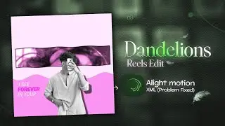 Instagram Tranding Reels Edit in Alight Motion| XML File Import Problem Solved|