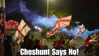 Live: Cheshunt says no, last protest before christmas at the Delta Marriott Hotel