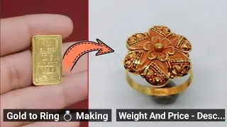 24k Gold Ring Making | How Gold Ring is Made - goldsmithcrafts