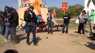 Cowboy and Indian Alliance / Reject and Protect morning water ceremony