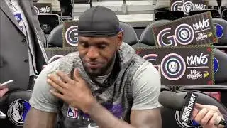 Reporter to Lebron about 