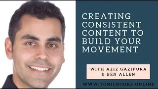 Dr. Aziz Gazipura Interview: Creating Consistent Content to Build Your Movement