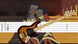 Fire Force OP - Veil [Bass Tabs Tutorial]
