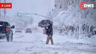 LIVE: Heavy Snow Blankets Syracuse ❄️ Winter Storm Sweeps Northeast | AL15