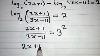 Addma Logarithmic equation