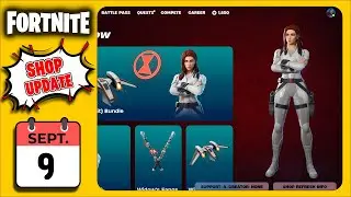 🔥NEW FORTNITE SHOP UPDATE - BLACK WIDOW BUNDLE - September 9, 2024