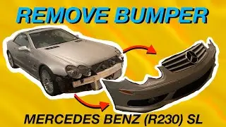 HOW TO: Remove Front Bumper on Mercedes SL55 SL500 SL350 SL550 SL600 (R230)