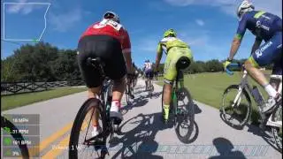 Bunch Sprint Crash - Real Champione Clermont Road Race (+35 Masters B & CAT5)