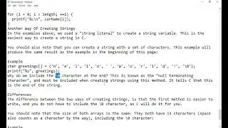 Chapter 9- String in C