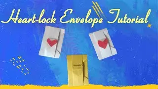 Create a Heart-Lock Origami Envelope for Your Special Messages💌❤️🔒