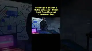 Stitch back from the dead to help Adler Cutscene! Black Ops 6 Season 3 Outro Cutscene Season 4 Tease