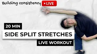 Beginner Friendly: 20-Min Daily Side Split Stretches