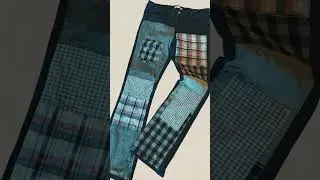 Patchwork Jeans | Boho Jeans | Hippie Pants | Patchwork Hoodies | Grunge Hoodie | Funky Jacket