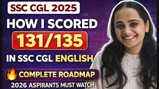 Maximise your ENGLISH Score | Here’s the PROVEN ROADMAP | by Anuja #ssccgl #sscchsl 