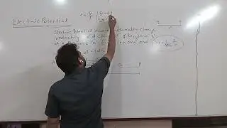 The electric potential (v)at an axial point a distance ( a)  from one end of a uniformly charged rod