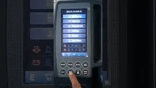 Short trick of hyundai smart plus meter screen pattern change #hyundai #exavator