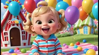ABC Balloons in Candyland | Fun Learning Song for Kids | Colorful Alphabet Adventure Rhyme