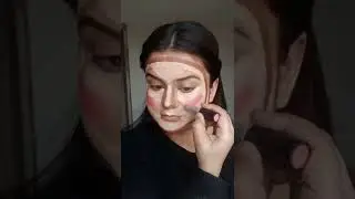 I tried viral contouring technic🖤❤️#shorts #viral #video #makeup #contour #hack