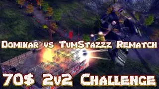 C&C Generals Zero Hour | DoMiNaToR & Marakar vs Tumstep & Stazzz | $70 BO13 2v2 Challenge